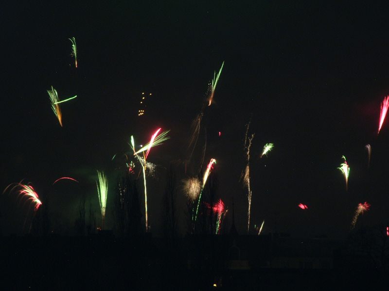 Feuerwerk in Kreuzberg