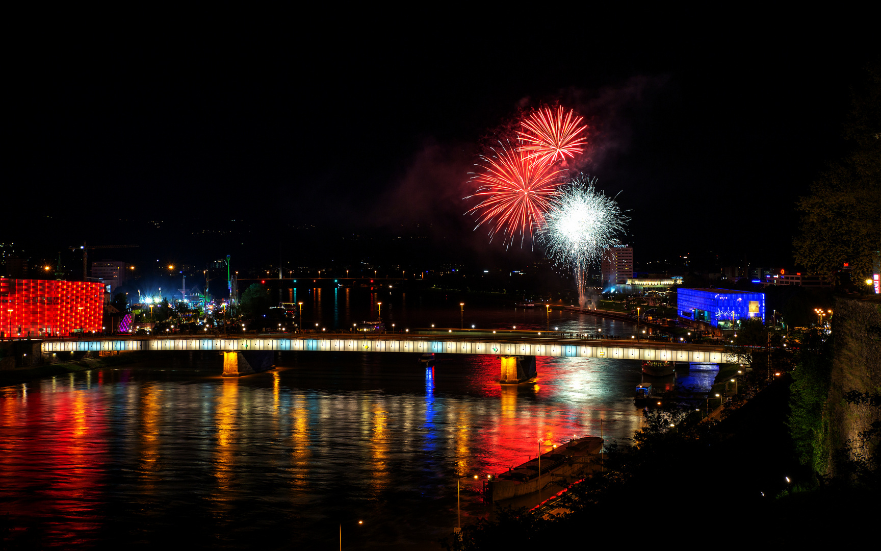 Feuerwerk in Linz