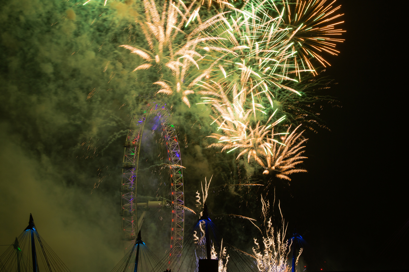 Feuerwerk in London 2016