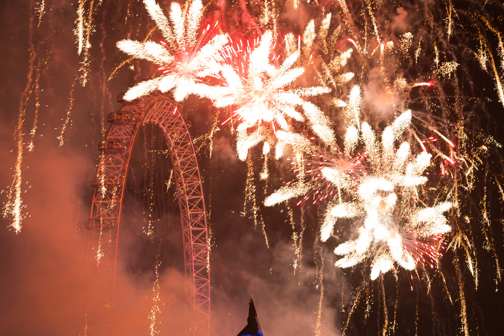 Feuerwerk in London 2016