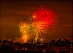 Feuerwerk in Los Realejos