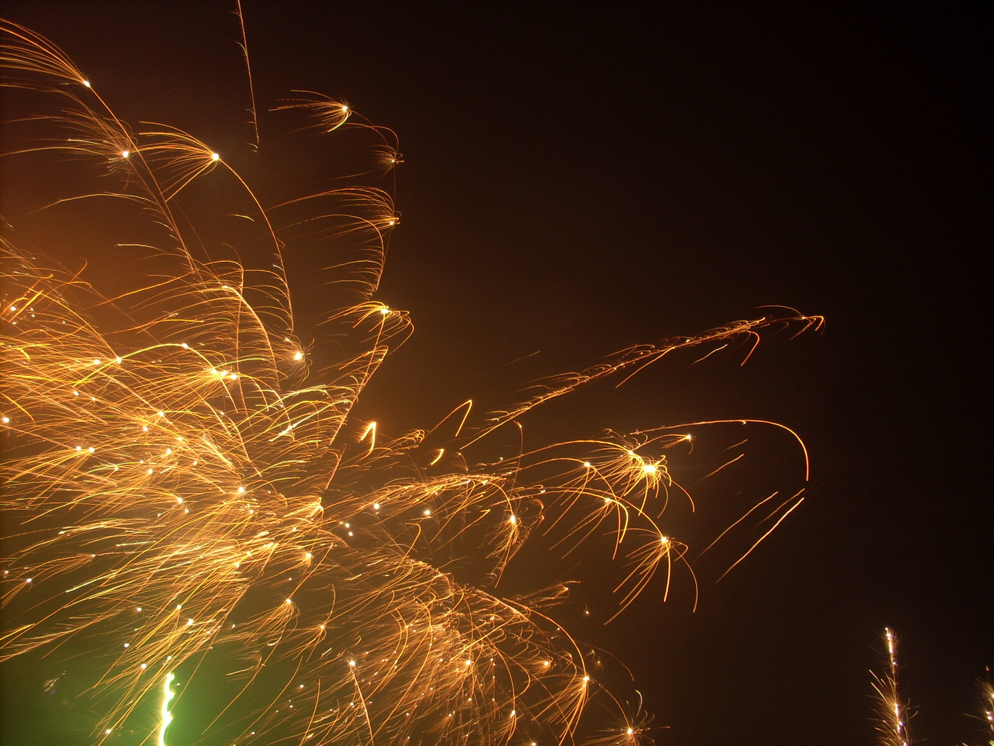 Feuerwerk in Lübeck Sylvester 2011