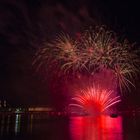 Feuerwerk in Mainz zum Tag der deutschen Einheit