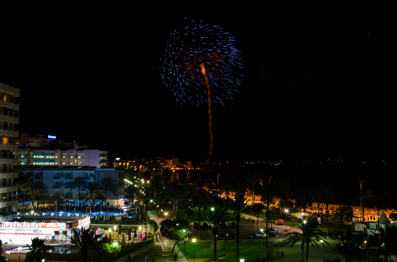 Feuerwerk in Mallorca