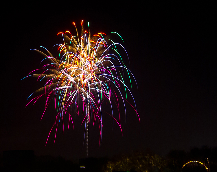 Feuerwerk in Münster