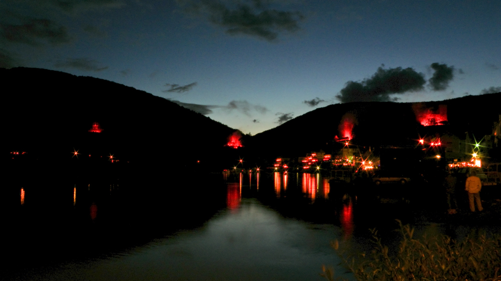 Feuerwerk in Neckarsteinach 1