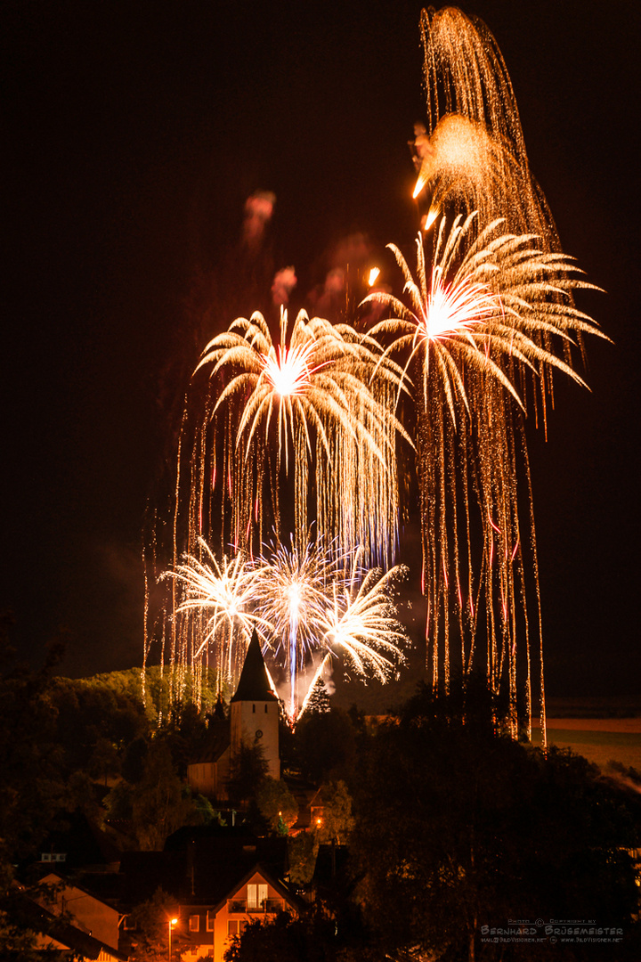 Feuerwerk in Netphen zur 775-Jahr-Feier (1)