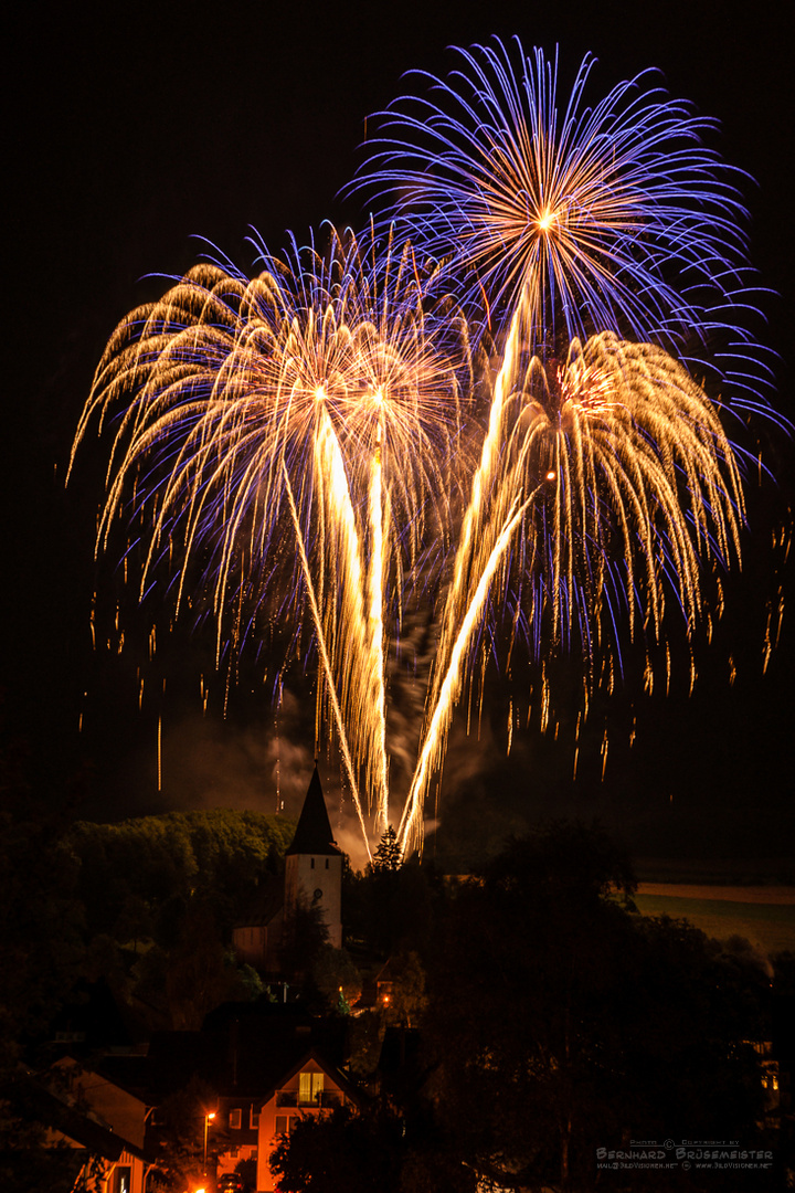 Feuerwerk in Netphen zur 775-Jahr-Feier (2)