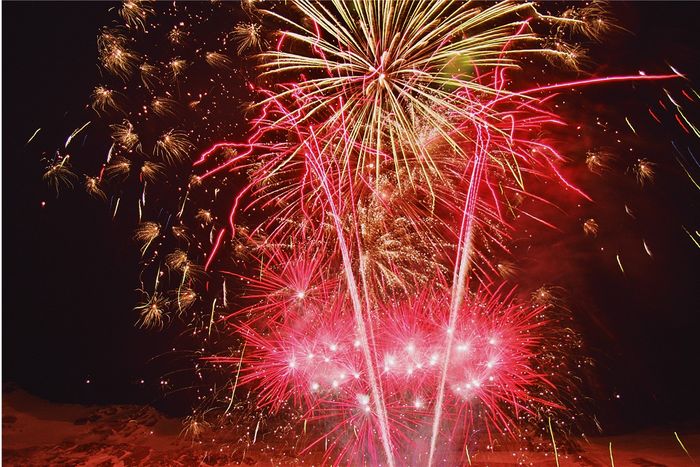 FEUERWERK in Obergurgl/Tirol