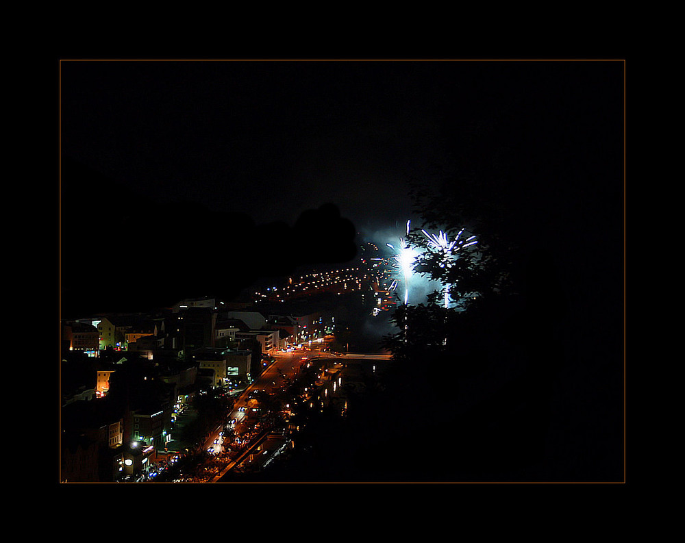 Feuerwerk in Passau