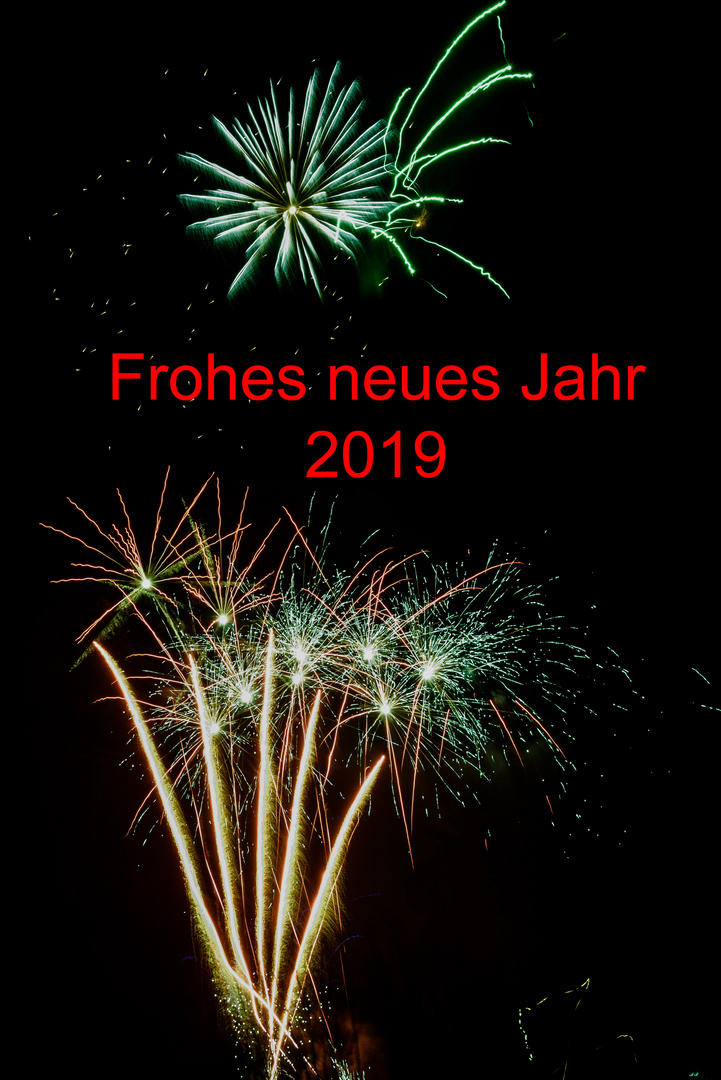 Feuerwerk in Rethem an der Aller 2019