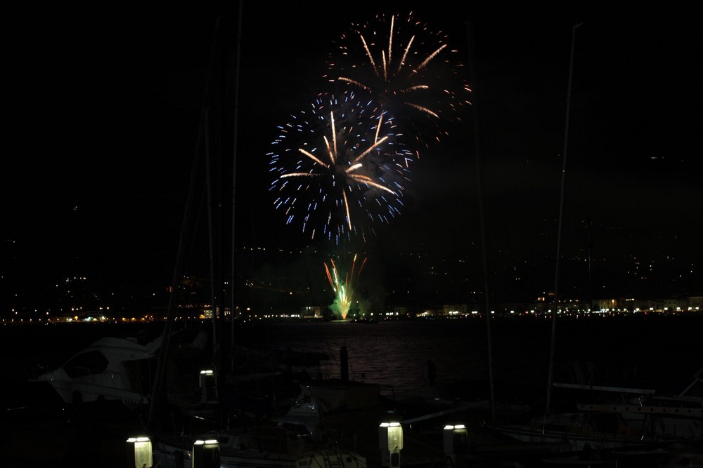 Feuerwerk in Salo'