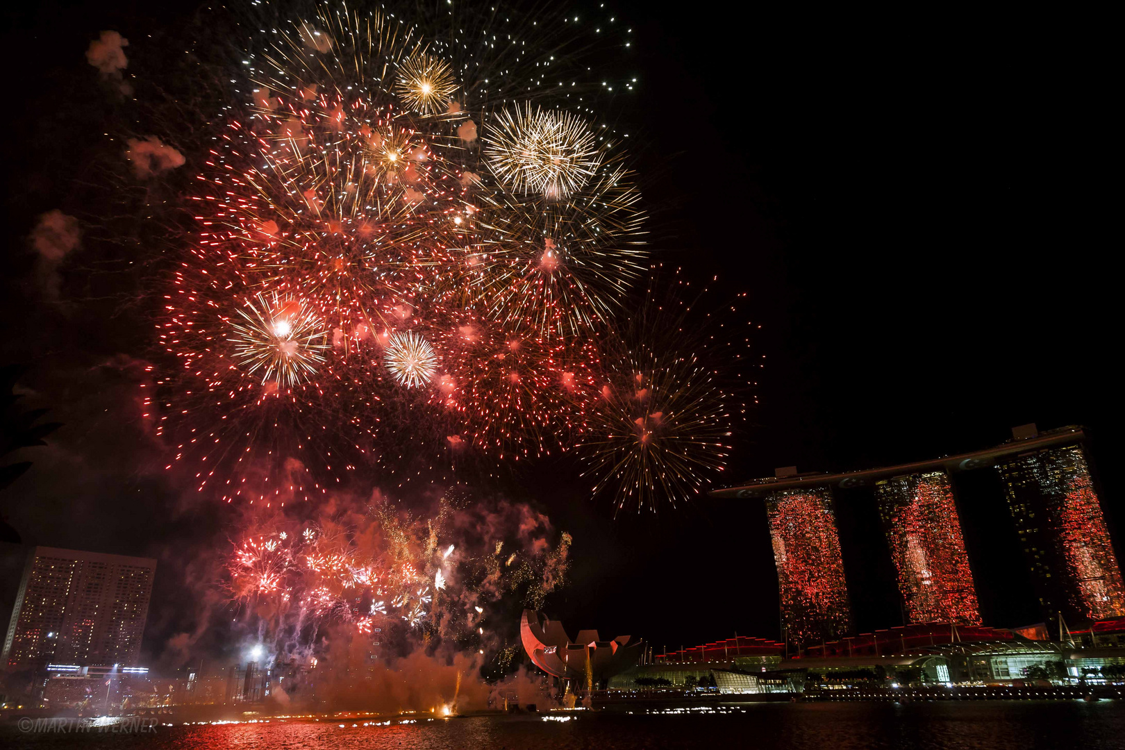 Feuerwerk in Singapur