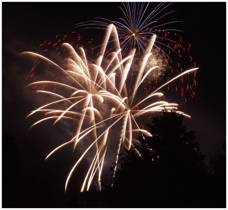 Feuerwerk in Travemünde