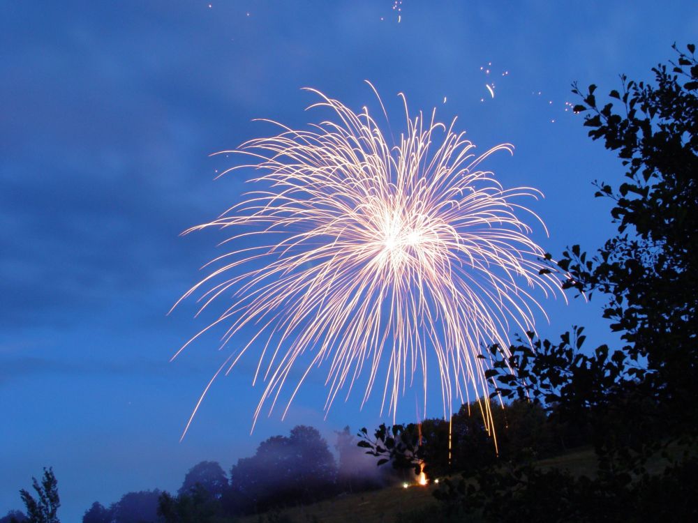 Feuerwerk in Unterkirnach 1