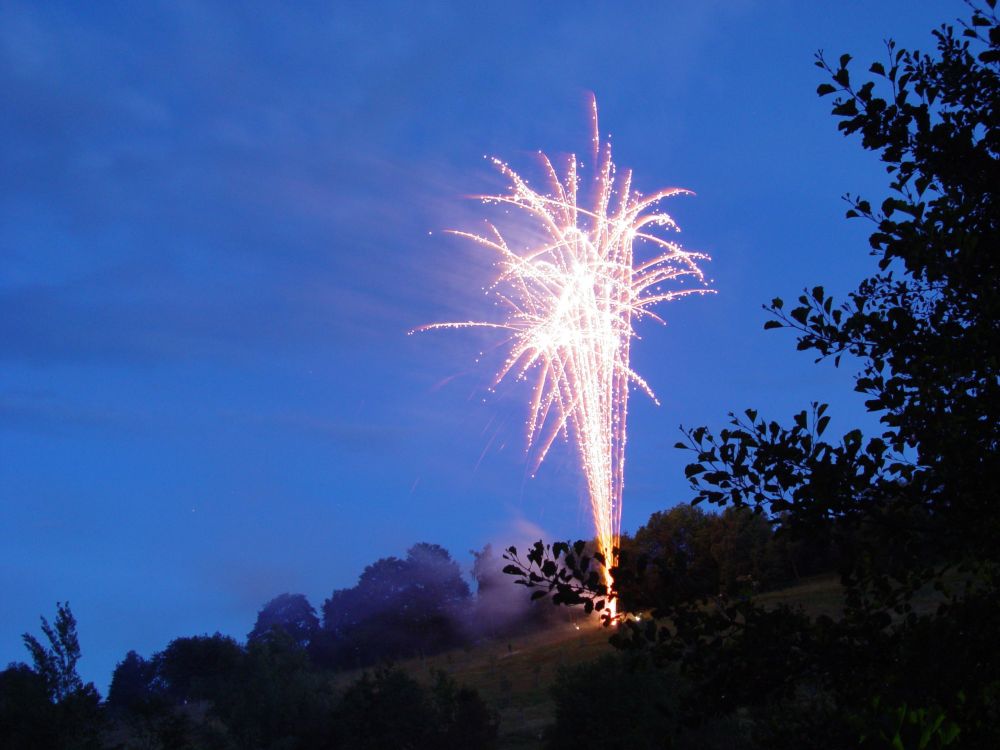 Feuerwerk in Unterkirnach 4 von Holger Spitz