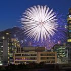 Feuerwerk in Vancouver downtown Canada day II