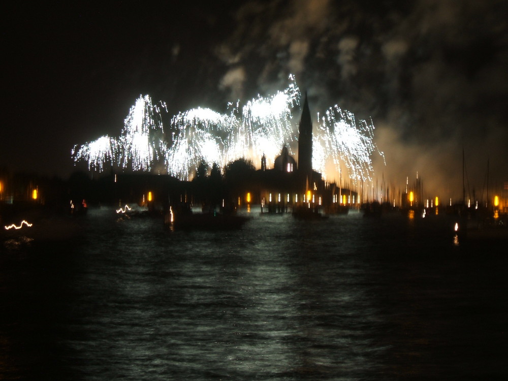 Feuerwerk in Venedig