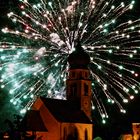 Feuerwerk in Völs am Schlern