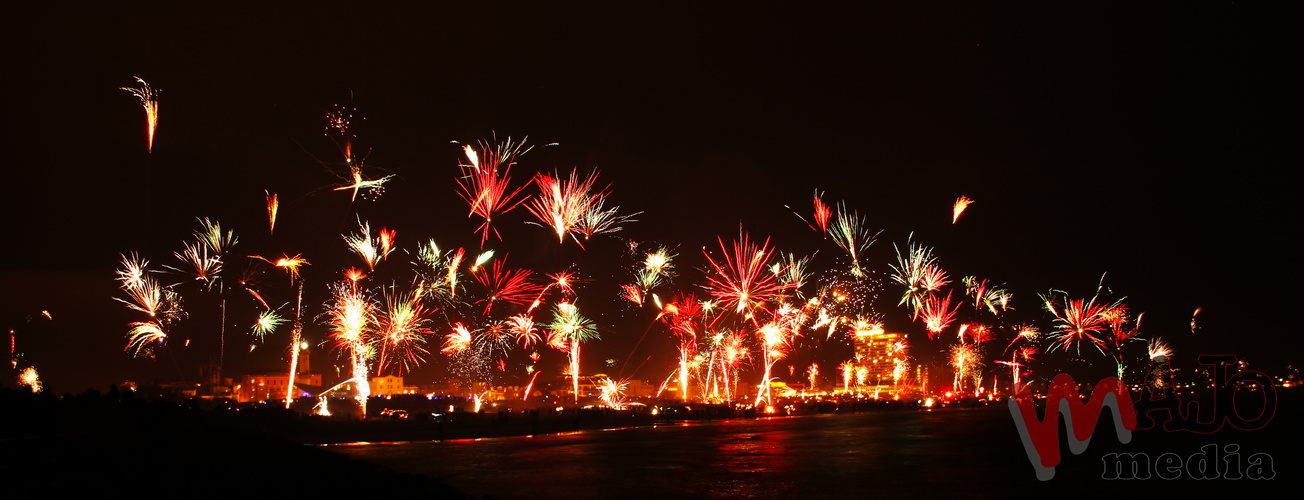 Feuerwerk in Warnemünde