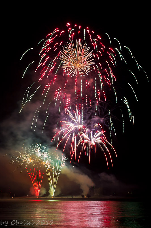 Feuerwerk in Wesel