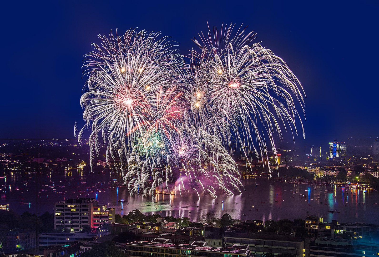 Feuerwerk Japanisches Kirschblütenfest Hamburg -3-