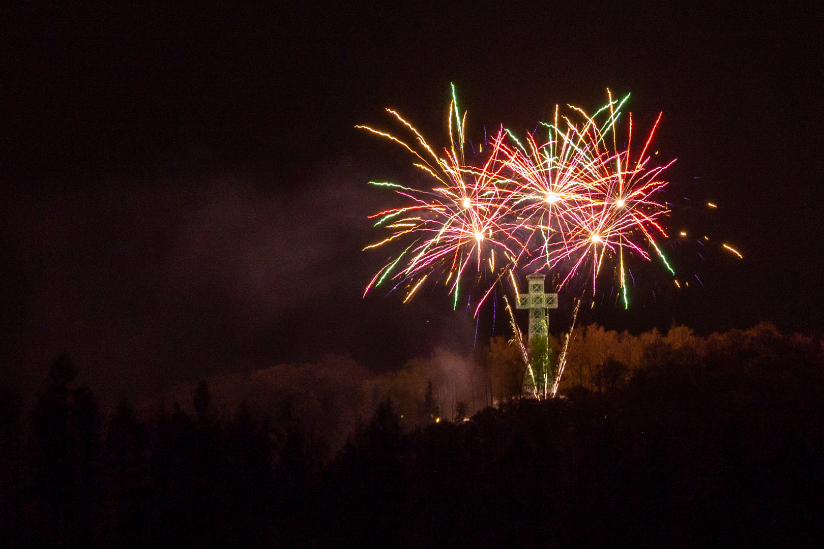 Feuerwerk Josephskreuz 