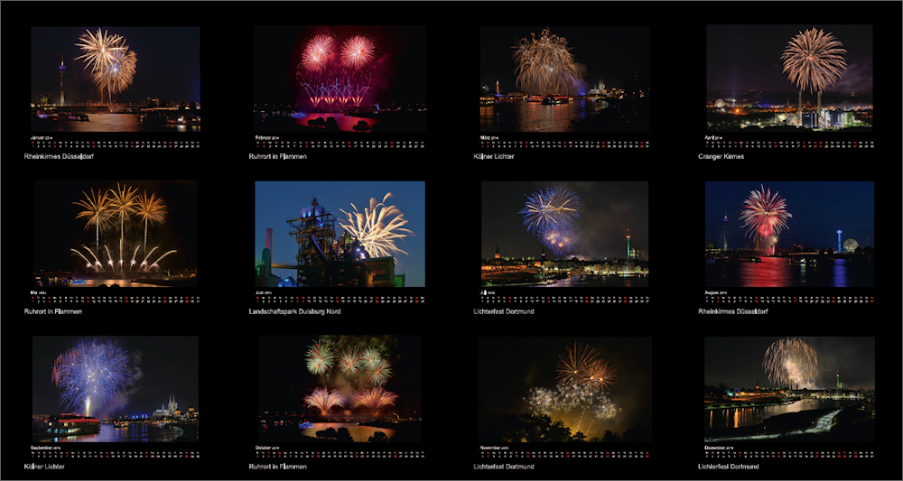 Feuerwerk Kalender  Foto & Bild  spezial, rhein, köln Bilder auf fotocommunity