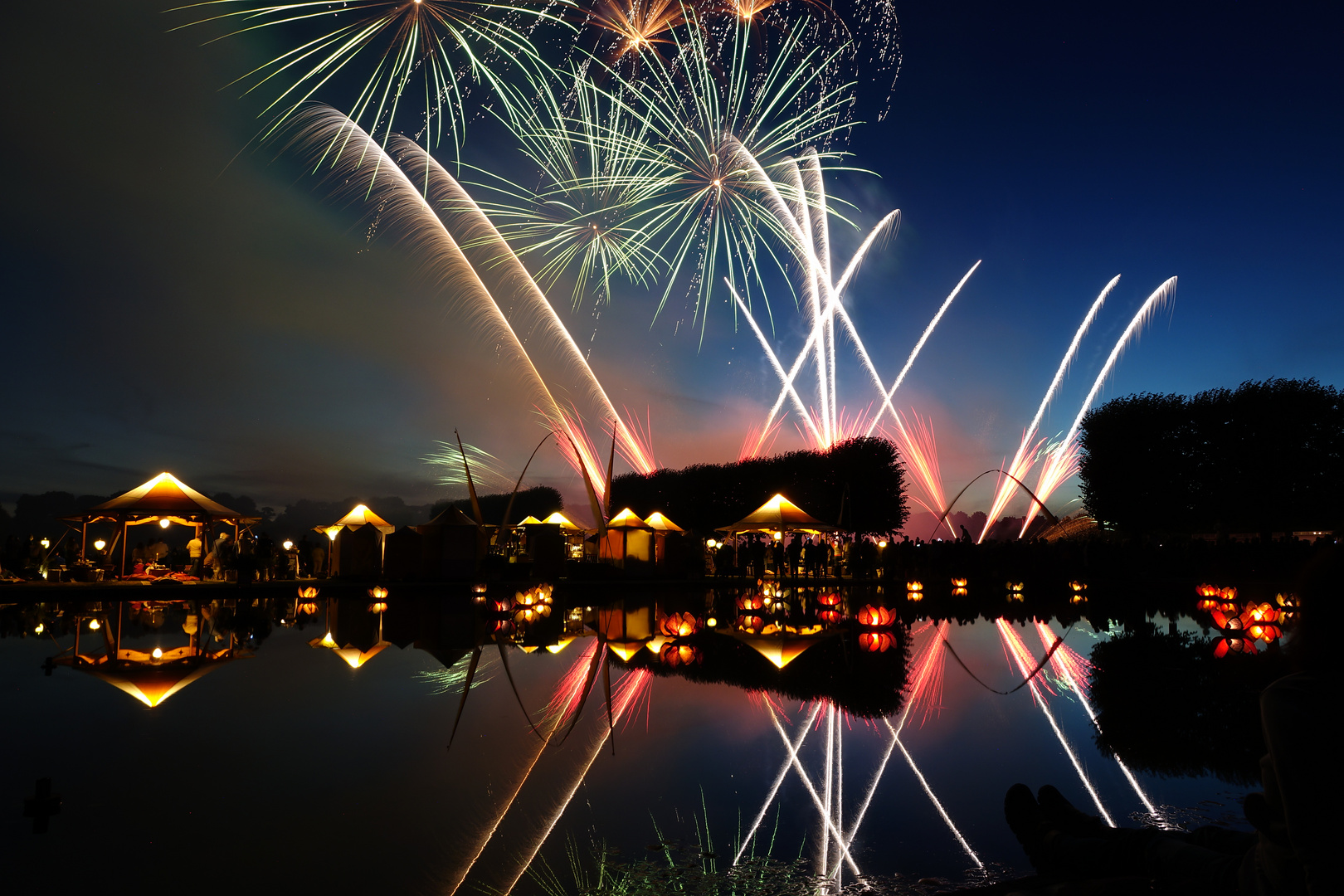 Feuerwerk Kleines Fest im großen Garten Hannover 2022 Foto & Bild