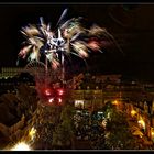 Feuerwerk mit Schloss