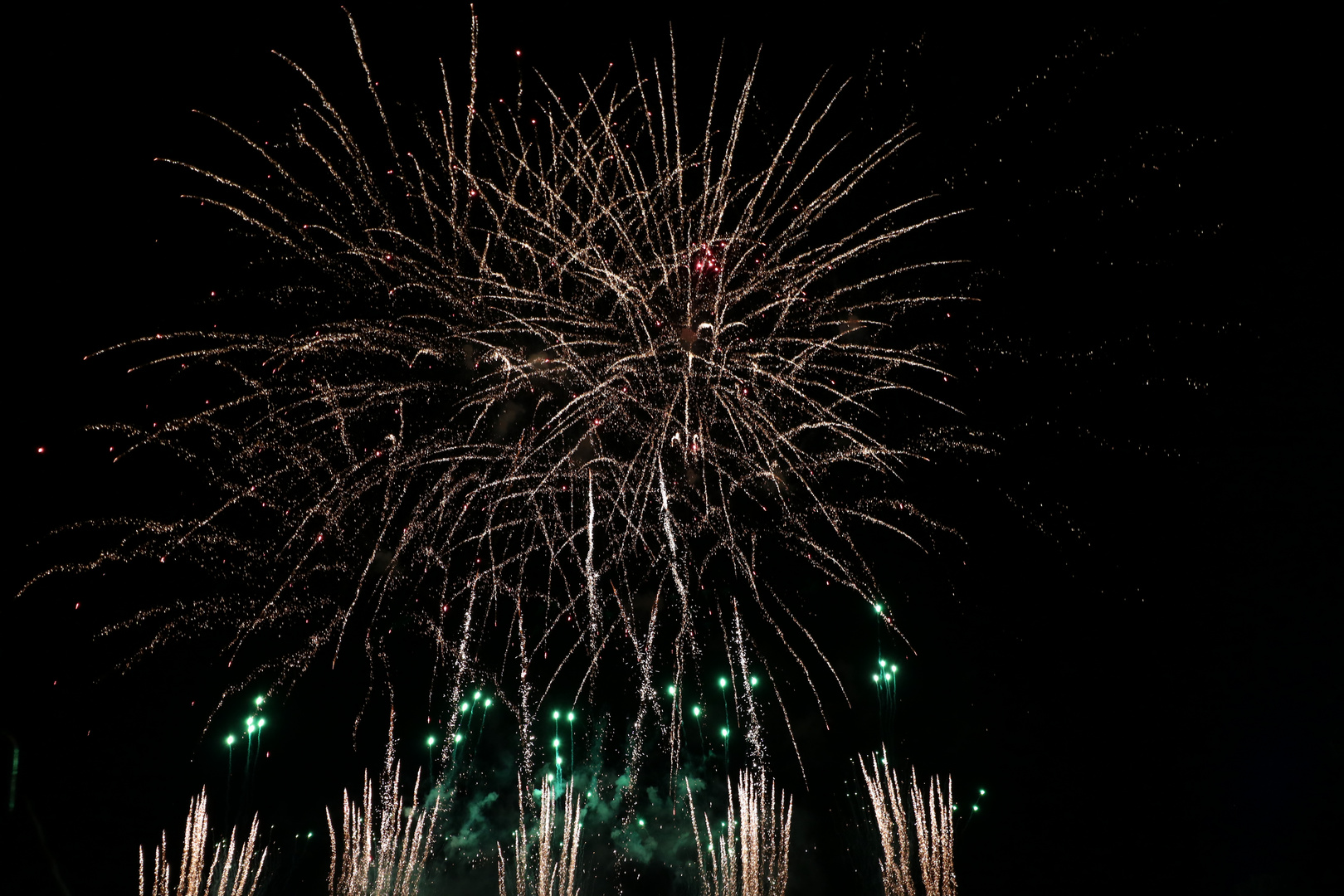 Feuerwerk oder Feinstaubkunst