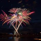 Feuerwerk, Rheinkirmes in Düsseldorf