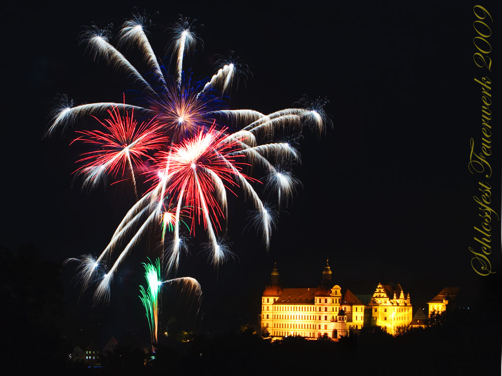 Feuerwerk Schlossfest Neuburg 2009