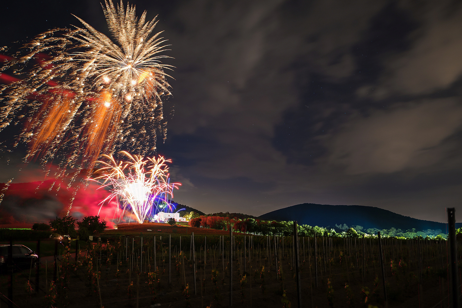 Feuerwerk Schlossfest Villa Ludwigshöhe