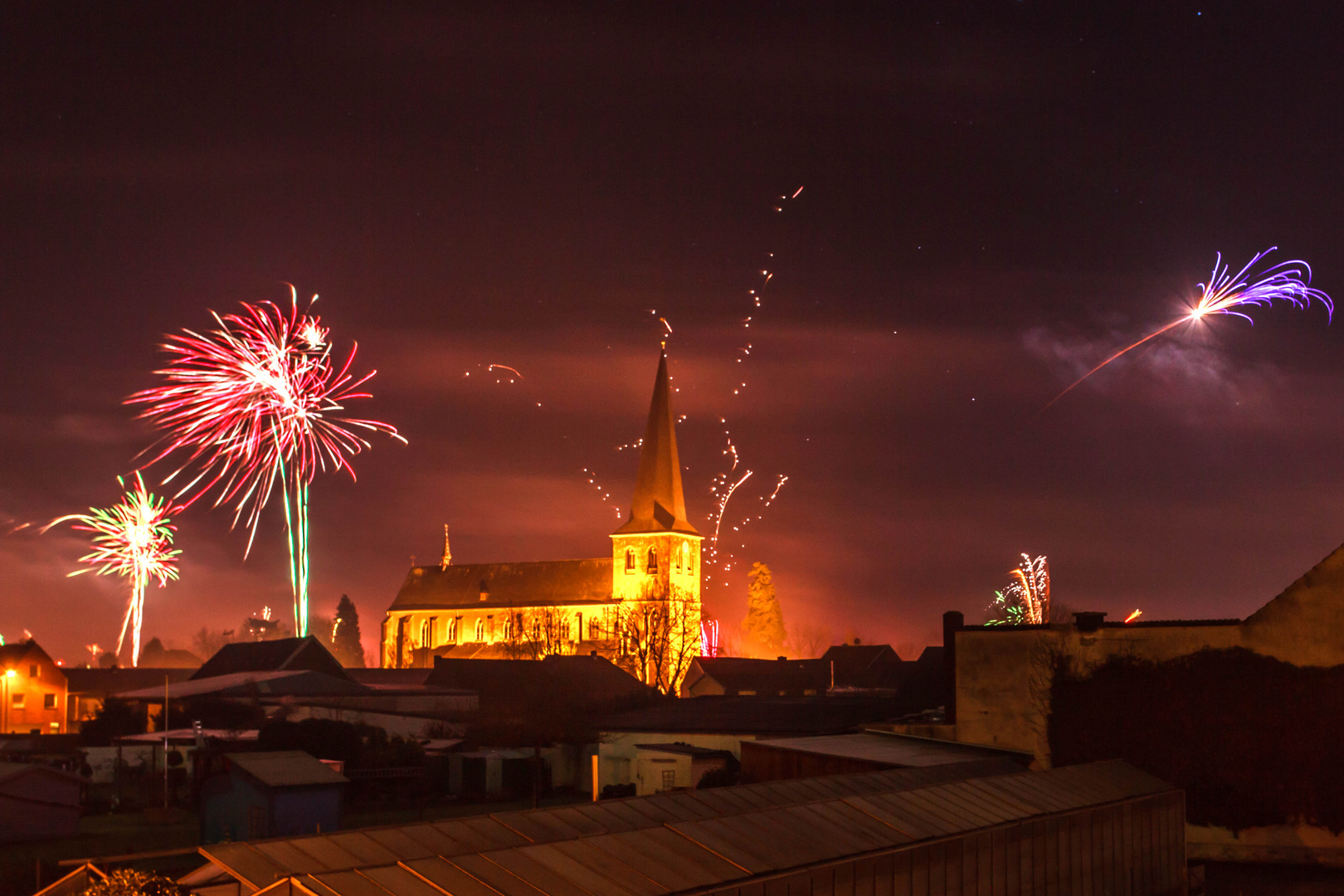 Feuerwerk Silvester 2014