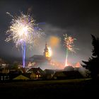 Feuerwerk, Silvester 2018, 2 (fuegos artificiales, Nochevieja 2018, 2)