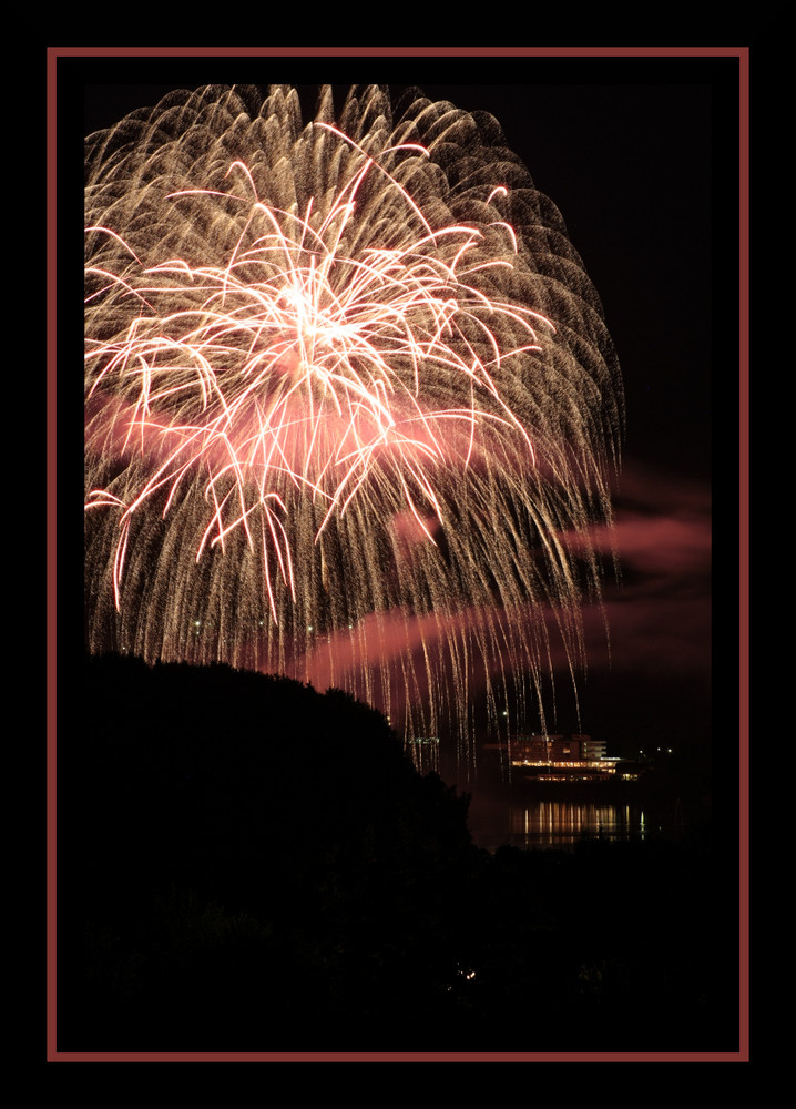 Feuerwerk "Stausee in Flammen" am 1.8.2009