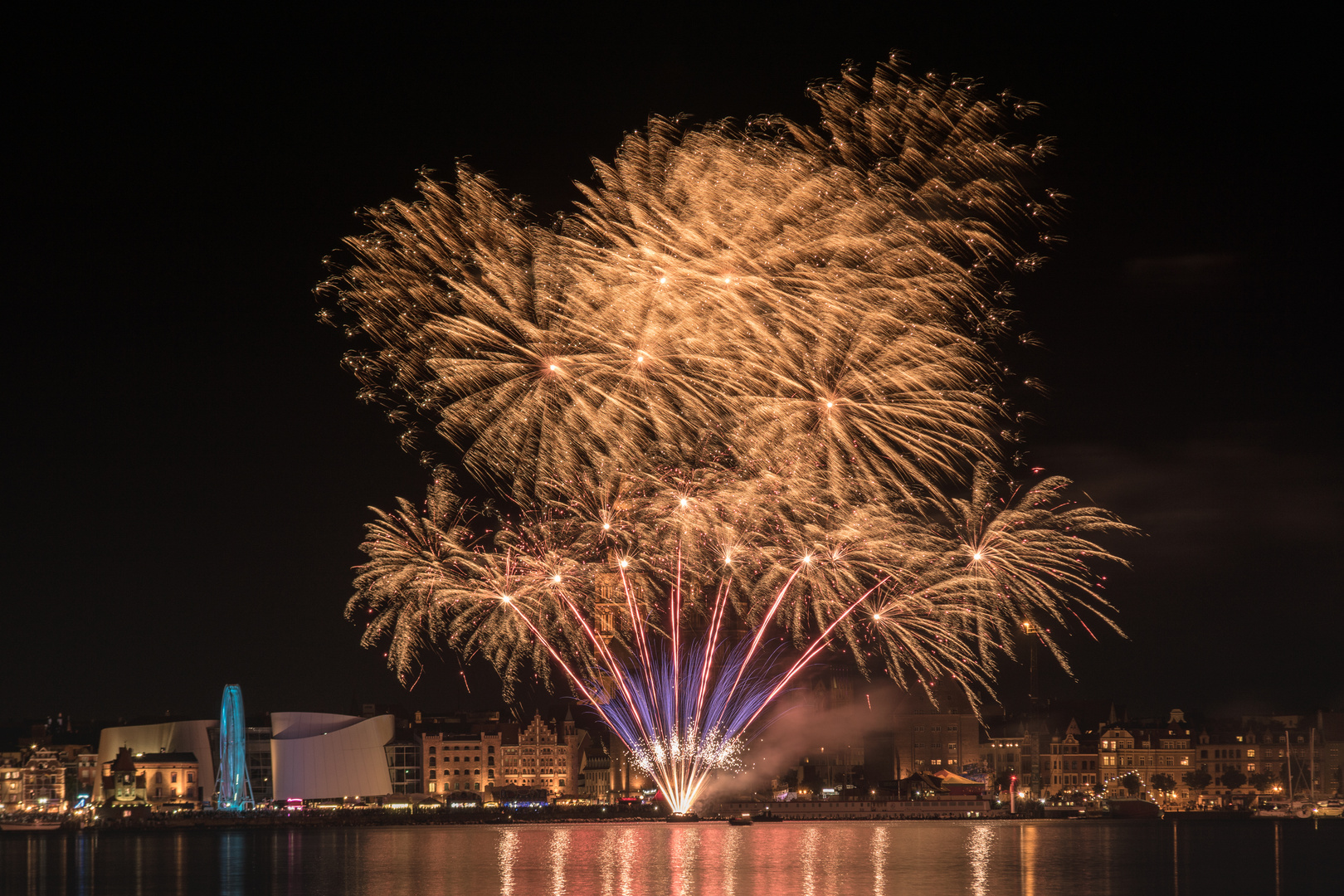 Feuerwerk Stralsunder Wallensteintage 2016