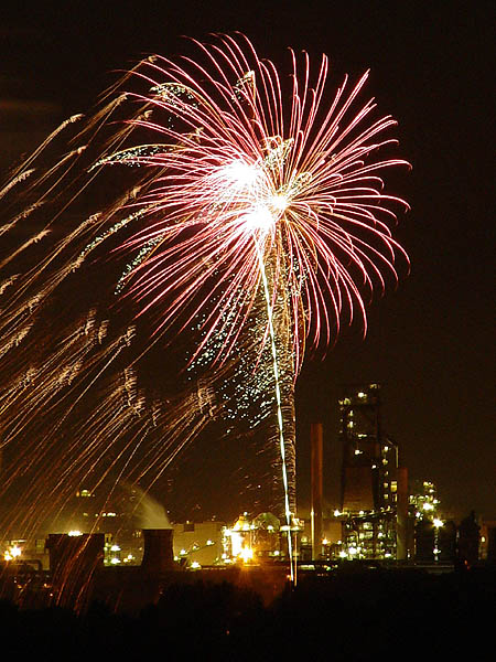 Feuerwerk - Thyssen Krupp - Duisburg Beek