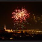 Feuerwerk über Bamberg