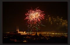 Feuerwerk über Bamberg