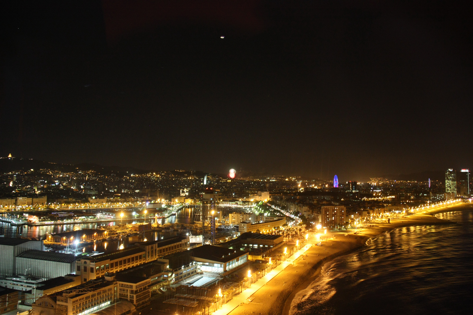 Feuerwerk über Barcelona