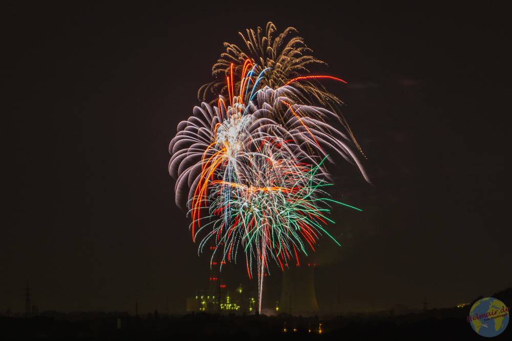 Feuerwerk über Bottrop