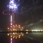 Feuerwerk über dem Atlantis in Dubai