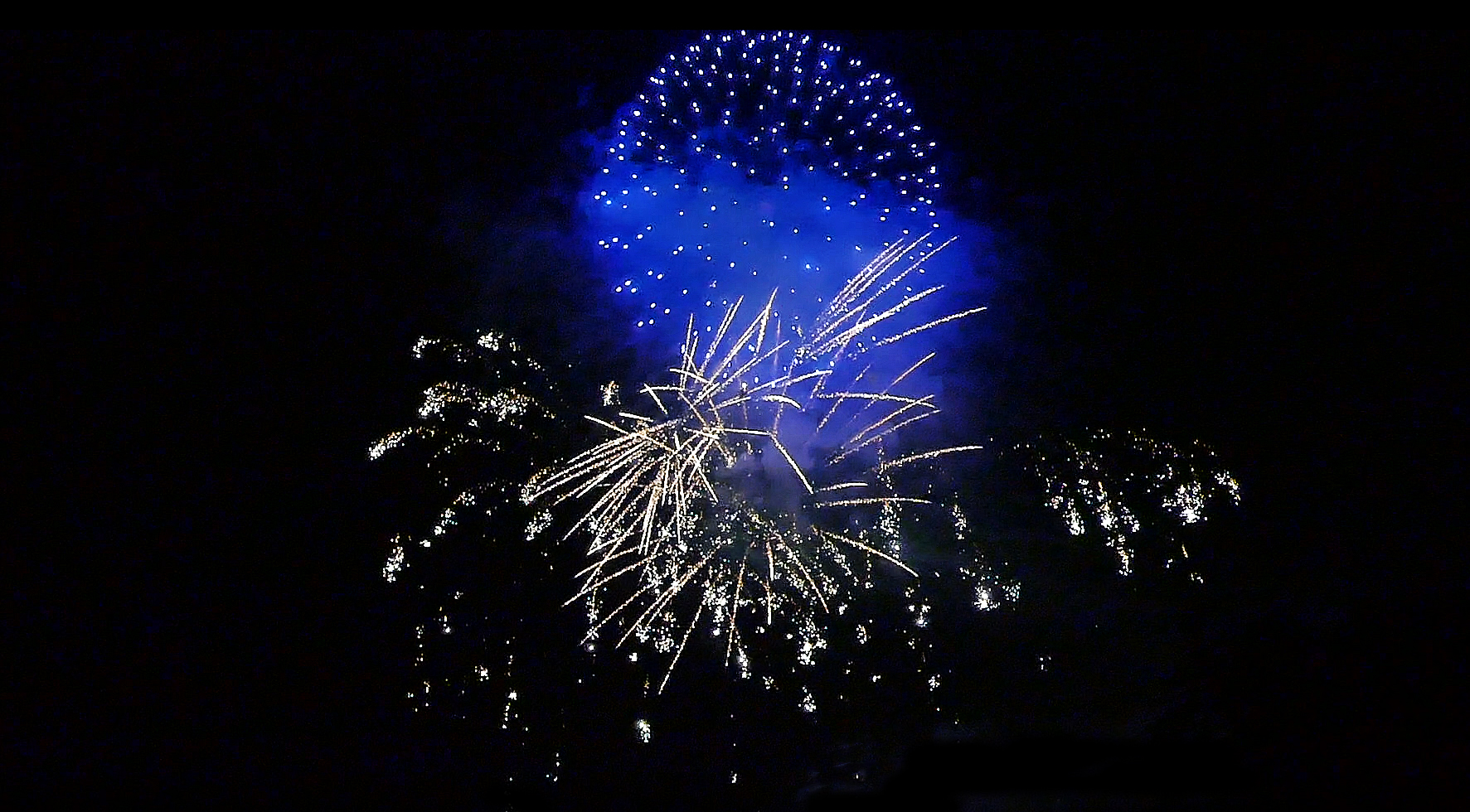 Feuerwerk über dem Dutzendteich