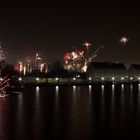 Feuerwerk über dem ehemaligen Heeresverpflegungsamt