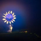 Feuerwerk über dem Kaiserstuhl