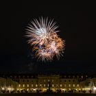 Feuerwerk über dem Ludwigsburger Schloß