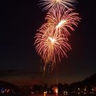 Feuerwerk über dem Tegernsee