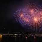 Feuerwerk über dem Zürichsee